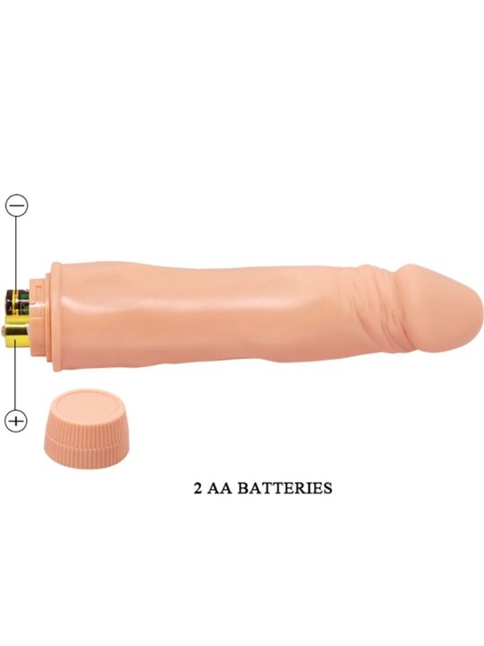 Baile Nano - Vibratore Realistico in Silicone 21 Cm Beige