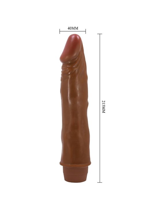 Baile - Dwarf Realistic Vibrator 21 Cm Mulatto
