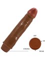 Baile Nano - Vibratore Realistico in Silicone 21 Cm Mulatto
