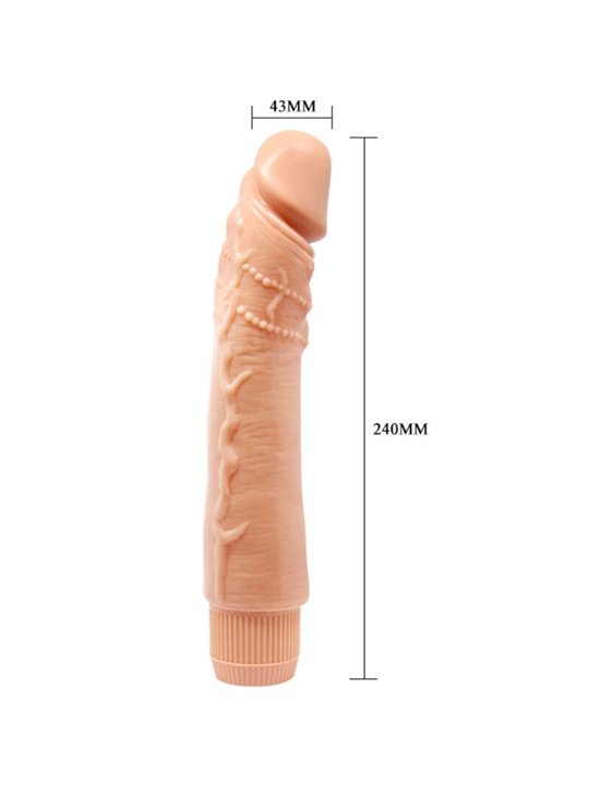 Baile Dybbuk - Vibratore Realistico in Silicone 24 Cm Beige