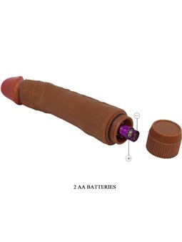 Baile - Dybbuk Realistic Vibrator 24 Cm Mulatto