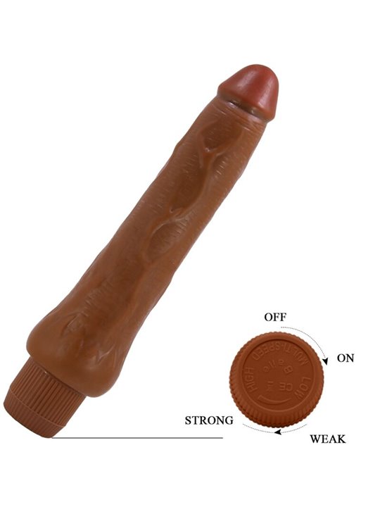 Baile - Dryad Realistic Vibrator 25 Cm Mulatto