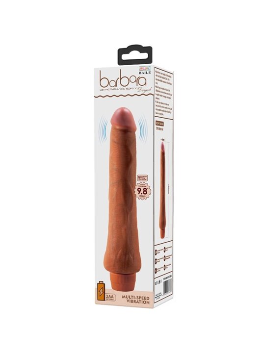 Baile - Dryad Realistic Vibrator 25 Cm Mulatto