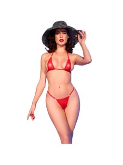 Chilirose - Cr 4840 Micro Bikini Red S/M