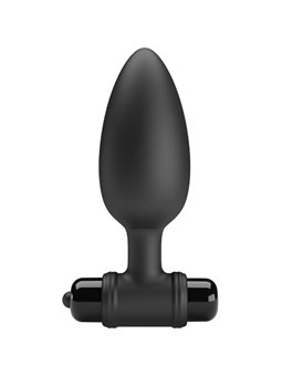Pretty Love Vibra Butt 2 - Black Silicone Anal Plug 10 Vibrations