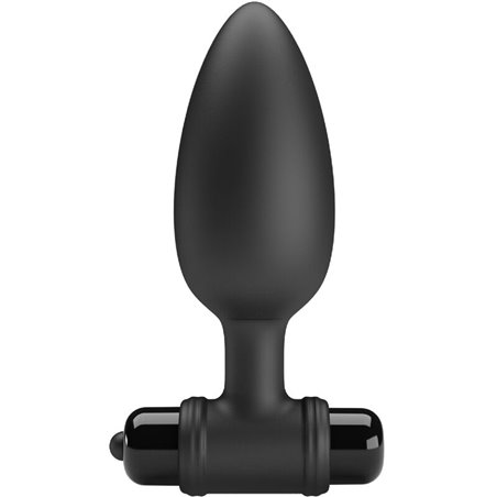 Pretty Love Vibra Butt 2 - Black Silicone Anal Plug 10 Vibrations