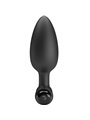 Pretty Love Vibra Butt 2 - Black Silicone Anal Plug 10 Vibrations