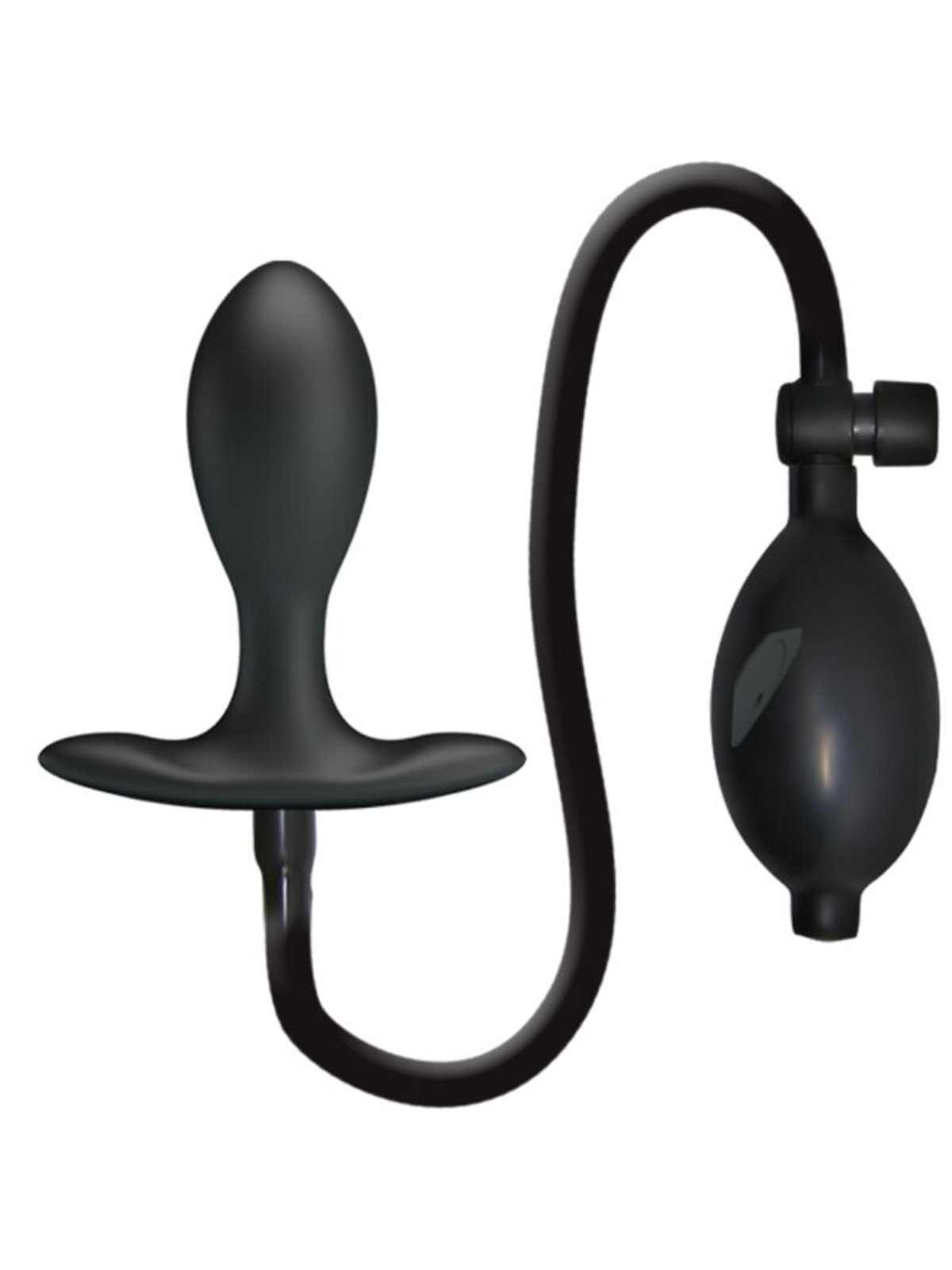 Pretty Love - Plug Anale Gonfiabile in Silicone Nero