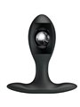 Pretty Love - Black Inflatable Silicone Anal Plug