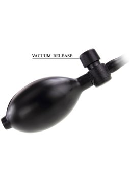 Pretty Love - Plug Anale Gonfiabile in Silicone Nero