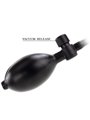 Pretty Love - Black Inflatable Silicone Anal Plug