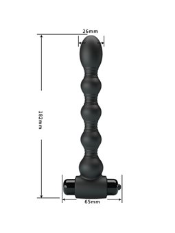 Pretty Love Lynn - Plug Anale in Silicone 10 Vibrazioni Nero