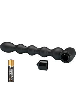 Pretty Love Lynn - Black Silicone Anal Plug 10 Vibrations