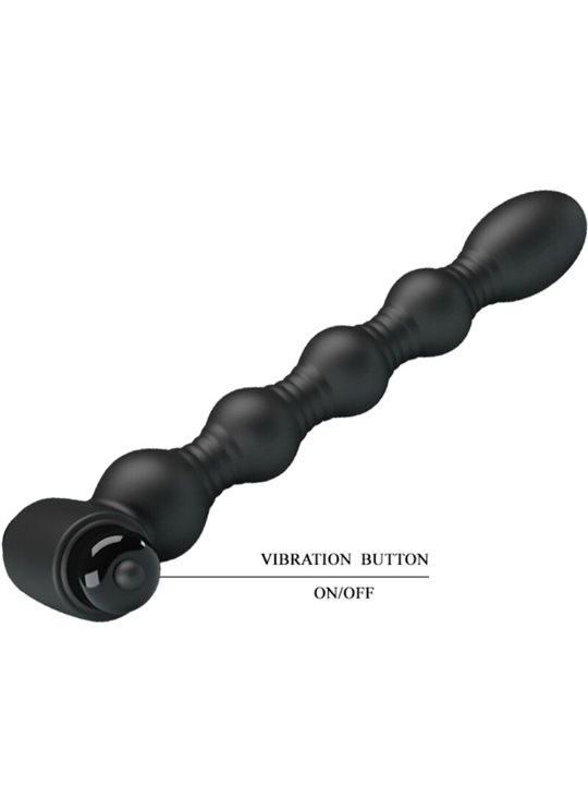 Pretty Love Lynn - Black Silicone Anal Plug 10 Vibrations