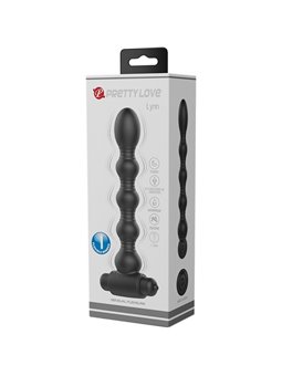 Pretty Love Lynn - Black Silicone Anal Plug 10 Vibrations