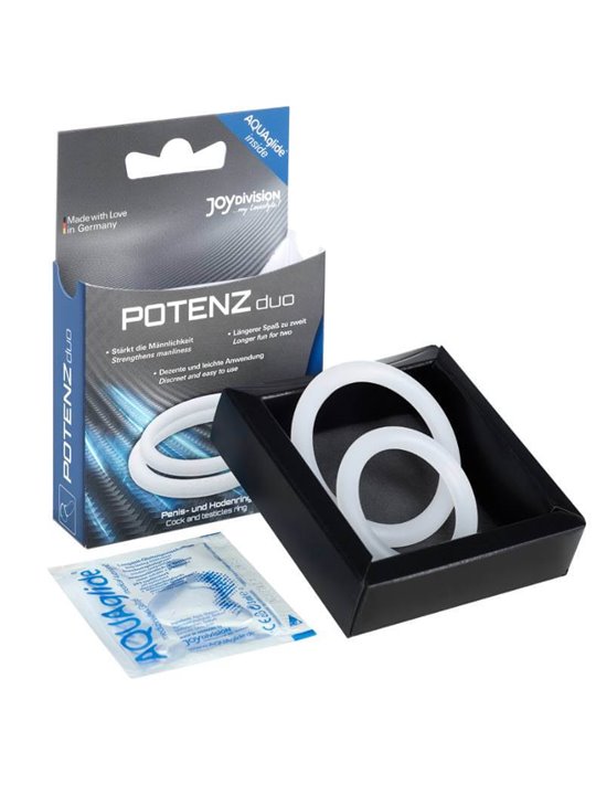 Joydivision Potenzduo - White Rings - M
