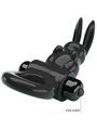 Pretty Love - Anello Fallico Vibrante con Stimolatore Rabbit Nero