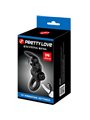 Pretty Love - Anello Fallico Vibrante con Stimolatore Rabbit Nero