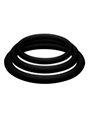 Joydivision Potenzduo - Plus 3 Black Rings Set - S, M, L