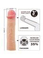 Pretty Love Chelsea - Guaina Fallica con Estensione da 7,6 Cm Beige