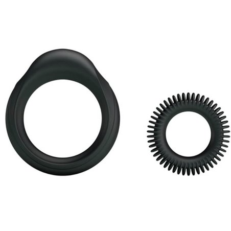 Baile Ring Manhood - Kit 2 Anelli Fallici in Silicone