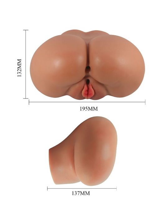 Crazy Bull Luna - Vibrating Realistic Male Masturbator Vagina & Anus