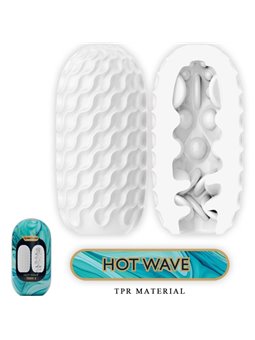 Pretty Love Hot Wave - Masturbatore Maschile In Silicone Bianco