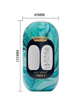 Pretty Love Hot Wave - Masturbatore Maschile In Silicone Bianco