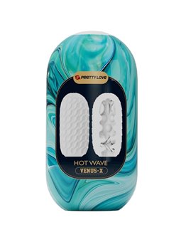 Pretty Love Hot Wave - Masturbatore Maschile In Silicone Bianco