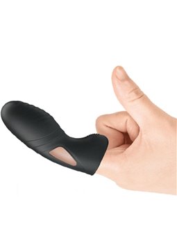 Pretty Love Alan - Vibratore da Dito in Silicone Nero