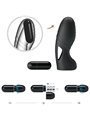 Pretty Love Alan - Vibratore da Dito in Silicone Nero