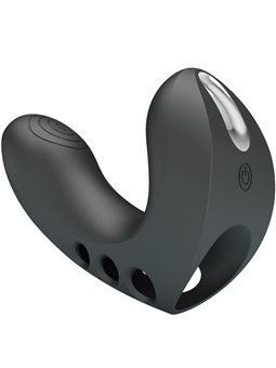 Pretty Love Camelia - Black Finger Vibrator 7 Vibrations