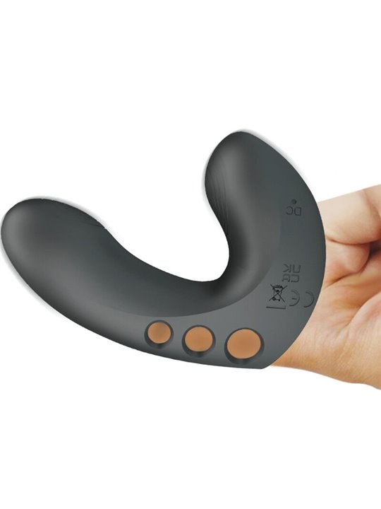 Pretty Love Camelia - Black Finger Vibrator 7 Vibrations