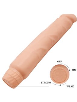 Baile Jack - 26 cm Flesh Realistic Silicone Vibrator