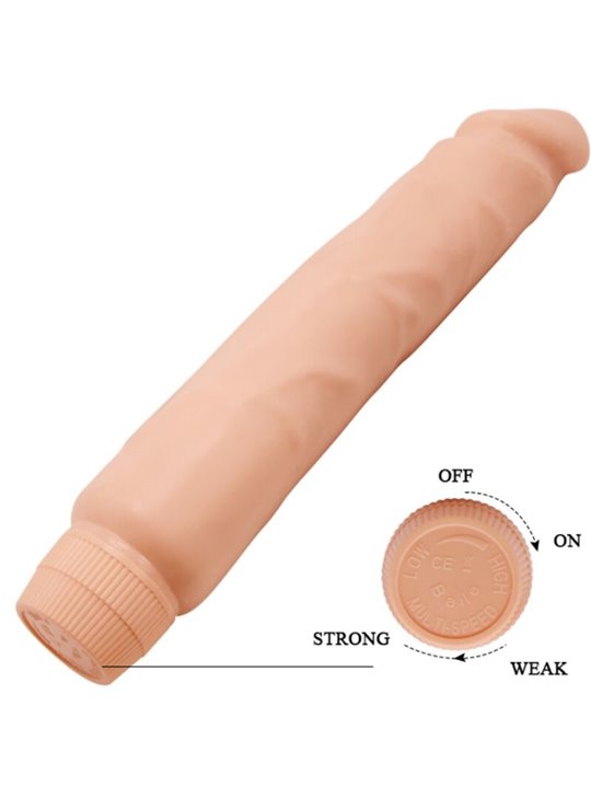 Baile Jack - 26 cm Flesh Realistic Silicone Vibrator