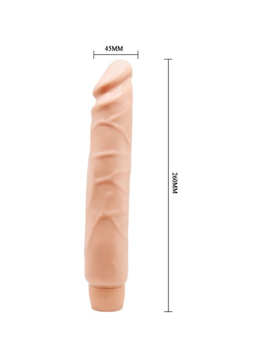 Baile Jack - 26 cm Flesh Realistic Silicone Vibrator