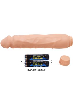 Baile Jack - 26 cm Flesh Realistic Silicone Vibrator