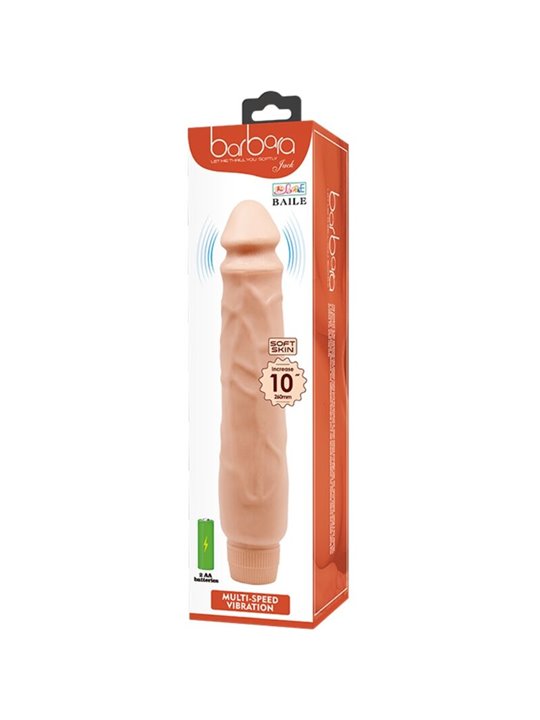 Baile Jack - 26 cm Flesh Realistic Silicone Vibrator
