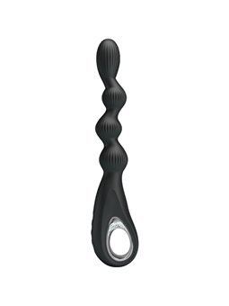 Pretty Love Federer - Black Silicone Anal Vibrator 12 Vibrations