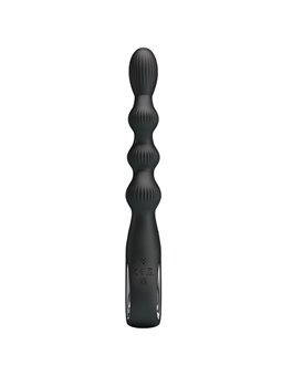 Pretty Love Federer - Vibratore Anale in Silicone 12 Vibrazioni Nero