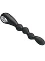 Pretty Love Federer - Black Silicone Anal Vibrator 12 Vibrations