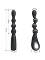Pretty Love Federer - Black Silicone Anal Vibrator 12 Vibrations
