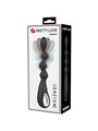Pretty Love Federer - Black Silicone Anal Vibrator 12 Vibrations