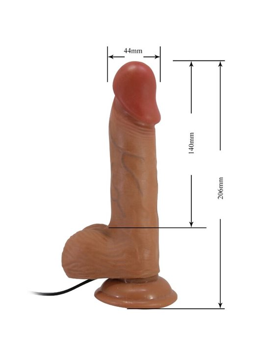 Baile Catoblepas - 20.6 cm Flesh Realistic Vibrator w/ Remote