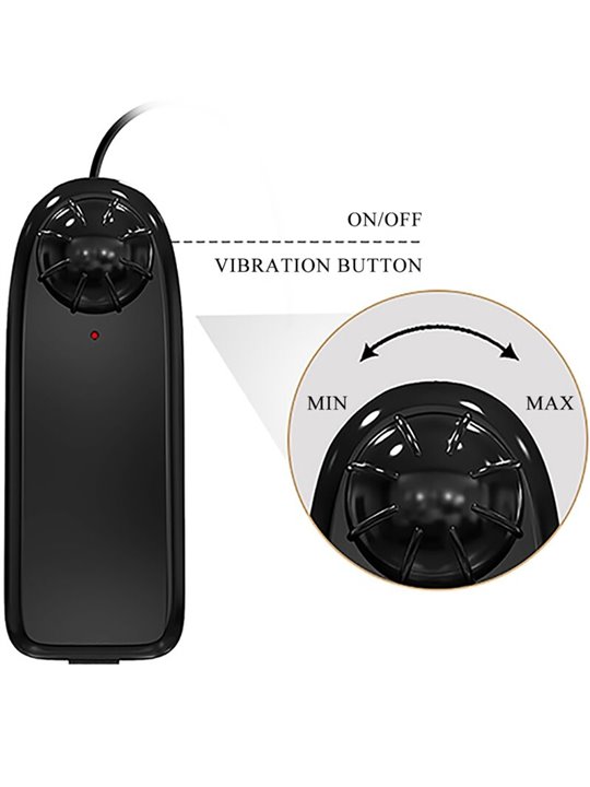 Baile Catoblepas - Vibratore Realistico 20,6 Cm Beige con Telecomando