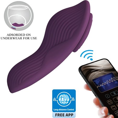 Pretty Love Mane -Vibratore Panty in Silicone Viola con Telecomando