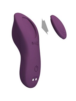Pretty Love Mane -Vibratore Panty in Silicone Viola con Telecomando