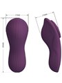 Pretty Love Mane -Vibratore Panty in Silicone Viola con Telecomando