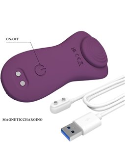 Pretty Love Mane -Vibratore Panty in Silicone Viola con Telecomando