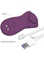 Pretty Love Mane -Vibratore Panty in Silicone Viola con Telecomando